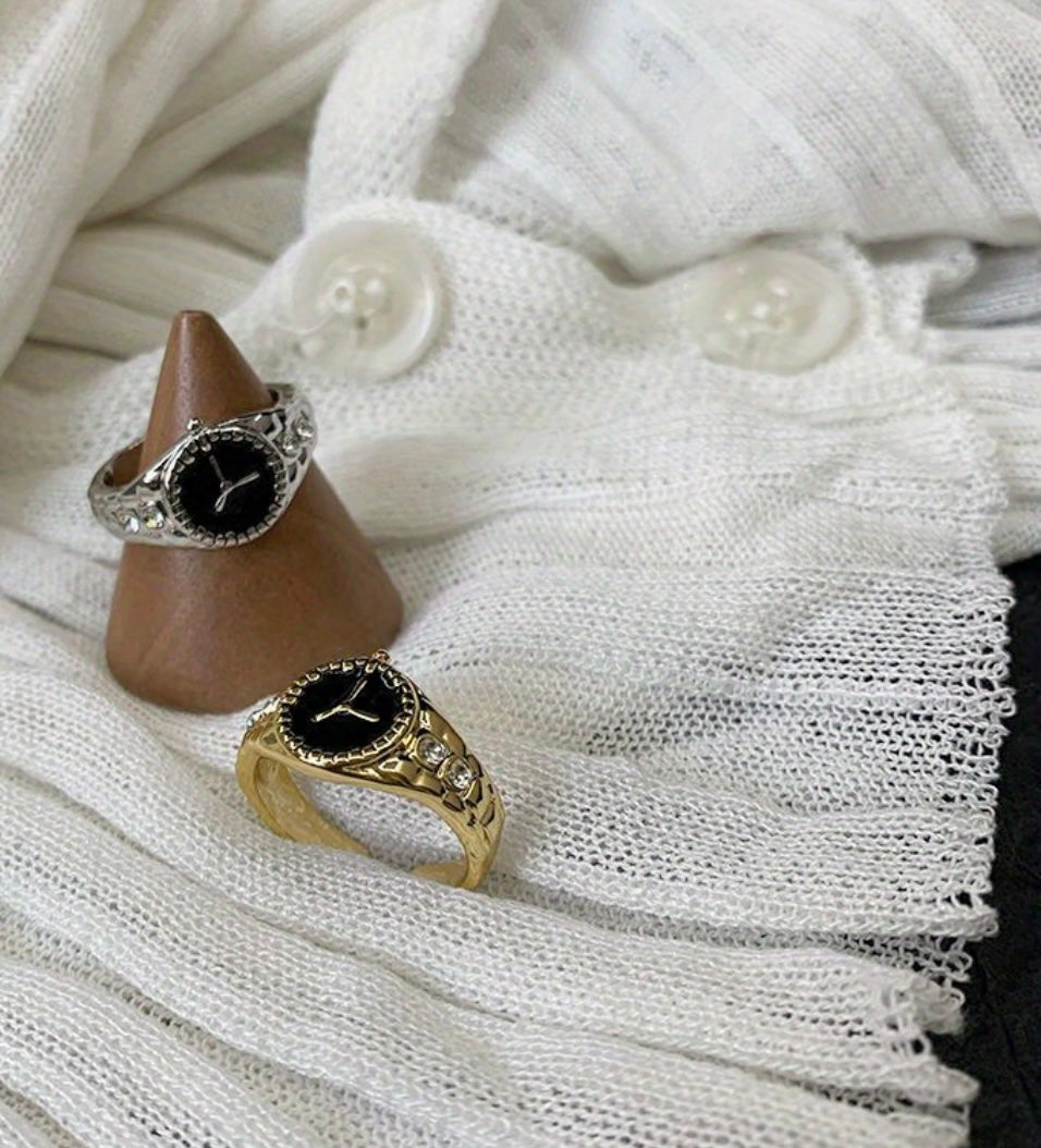 Watch Shape Finger Ring (Adjustable) By Tashyam